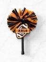Personalized Football Spirit Pom Pom | Custom Player Name & Number Cheer Stick | Team Spirit Wand | Football Mom Gift